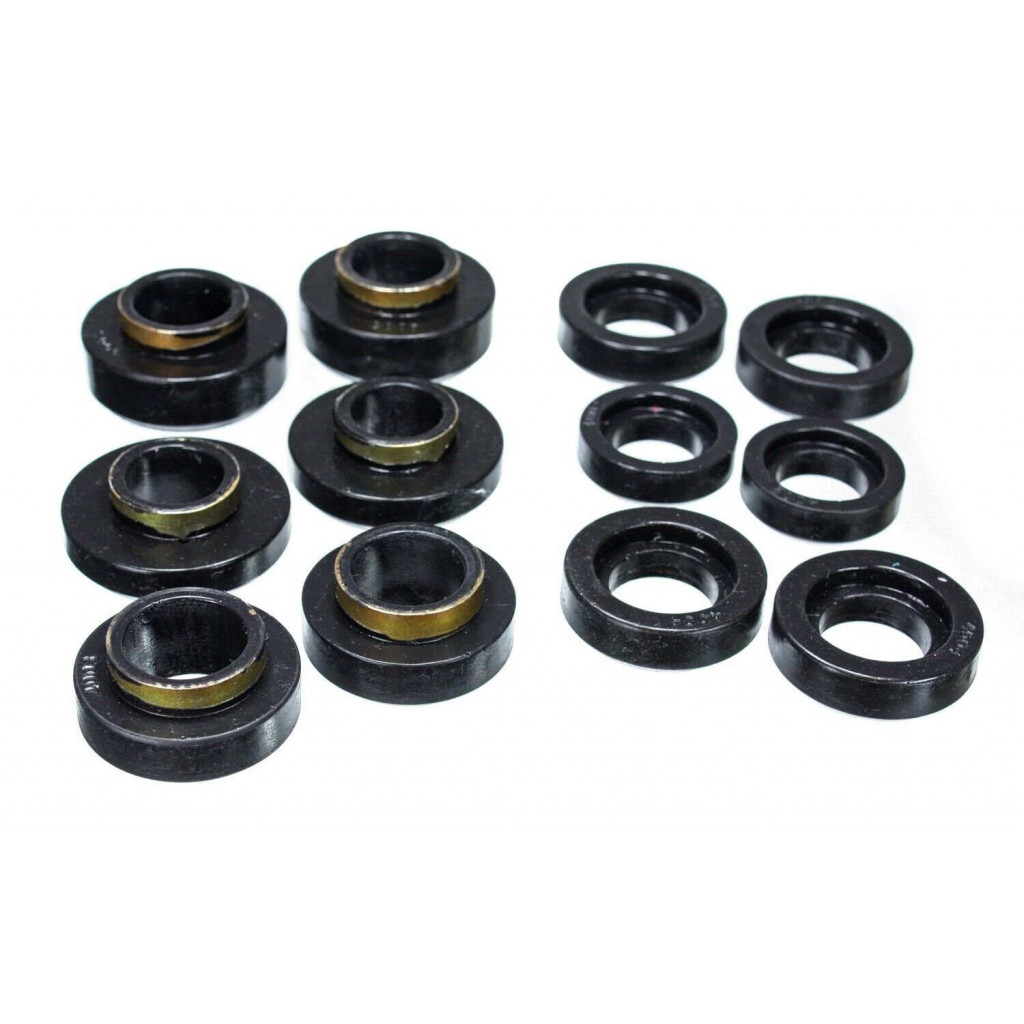 Energy Suspension For Pontiac Firebird 1967-1975 Body Mount Bushing Set - Black | Frame Radiator Support (TLX-eng3.4101G-CL360A70)