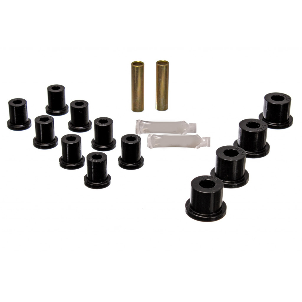 Energy Suspension For Jeep CJ7 1976-1986 Spring Bushing Set Black | (TLX-eng2.2116G-CL360A71)