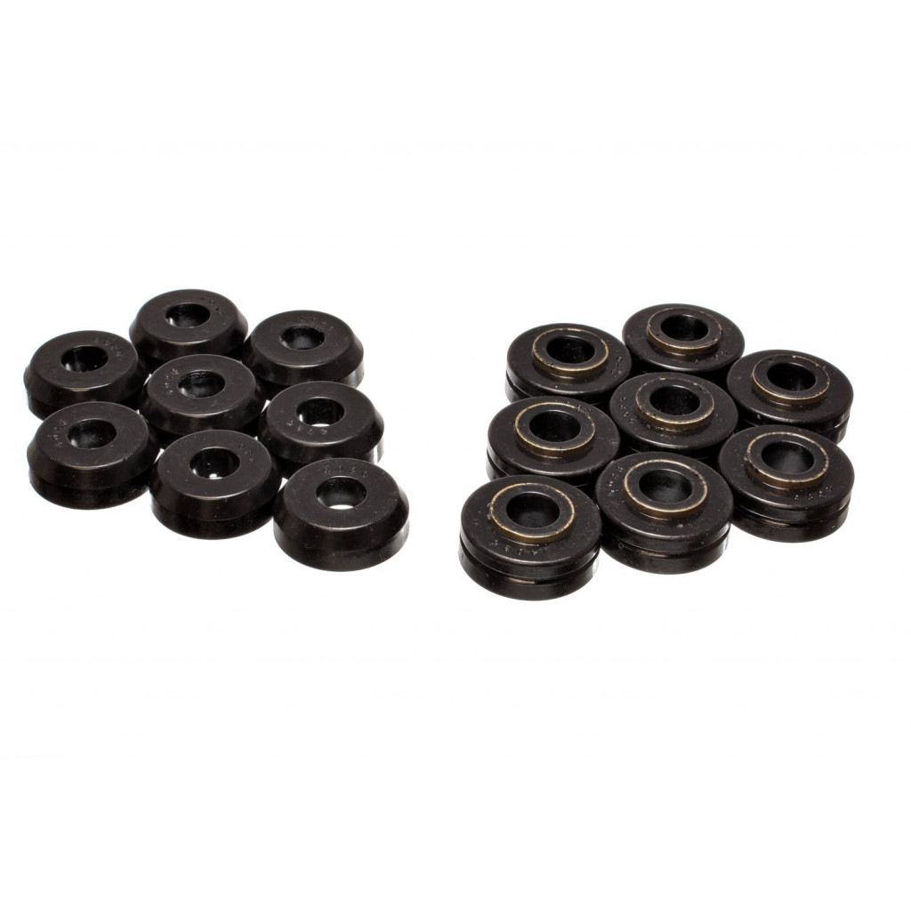 Energy Suspension For Ford Bronco 1966-1977 Body Mount Set | Black | (TLX-eng4.4101G-CL360A70)