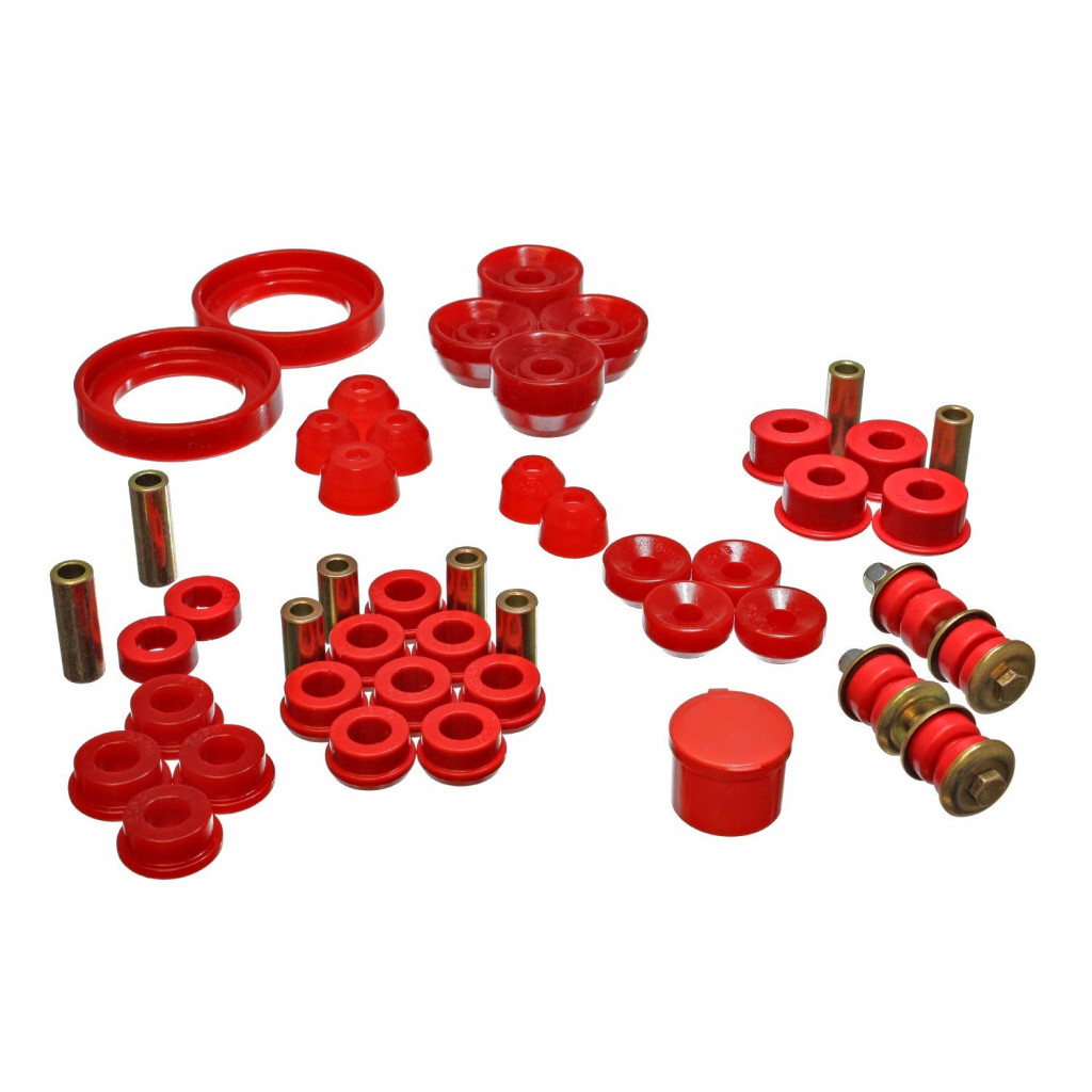 Energy Suspension For Honda Accord 1994-1997 Hyper-Flex Master Red | Bushing Set (TLX-eng16.18107R-CL360A70)