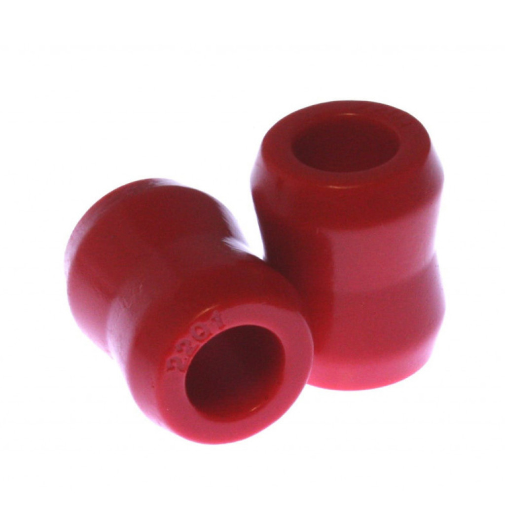 Energy Suspension Shock Eye Bushings 3/4 inch I.D. 1 min 1 1/8 max inch Red | O.D. 1 7/16 inc Hourglass (TLX-eng9.8108R-CL360A70)