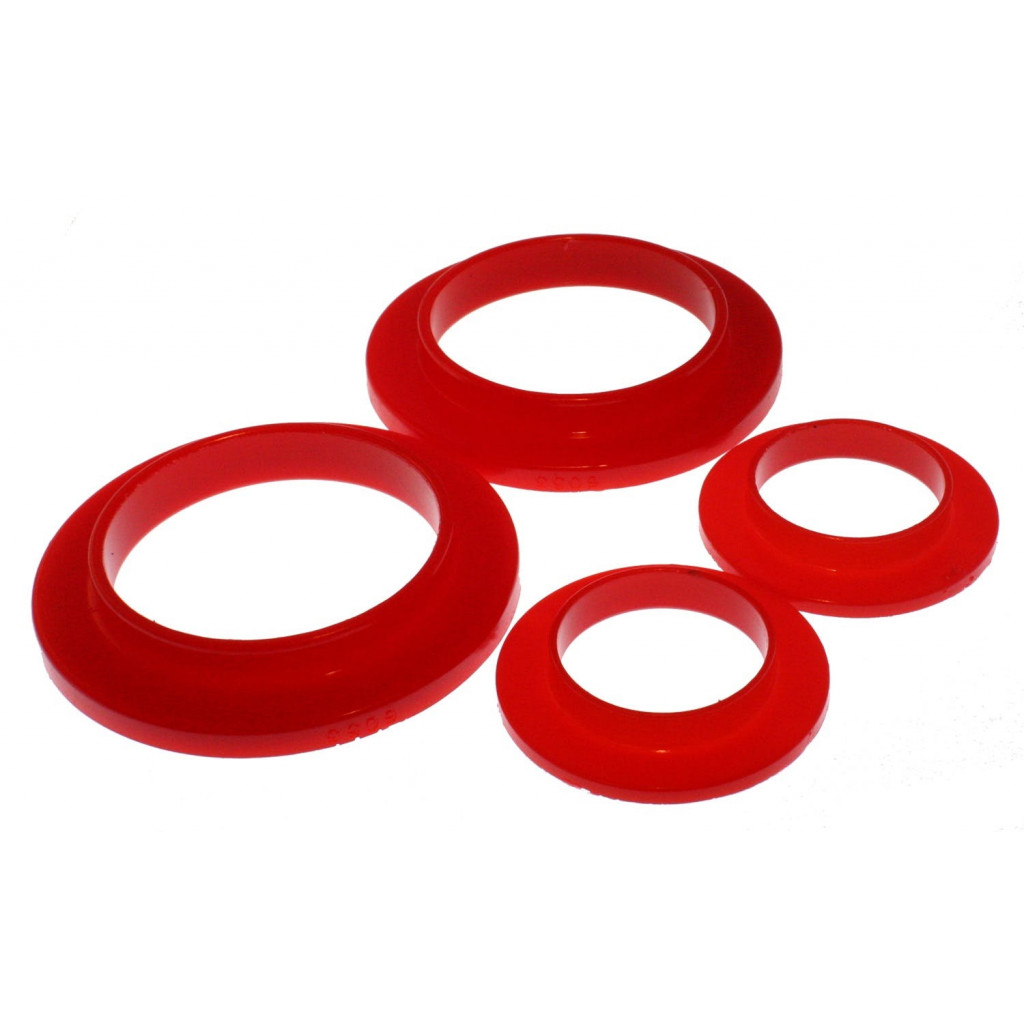 Energy Suspension For Mercury Capri 1984 Spring Isolator | Upper & Lower | Red, Rear, Set (TLX-eng4.6101R-CL360A71)