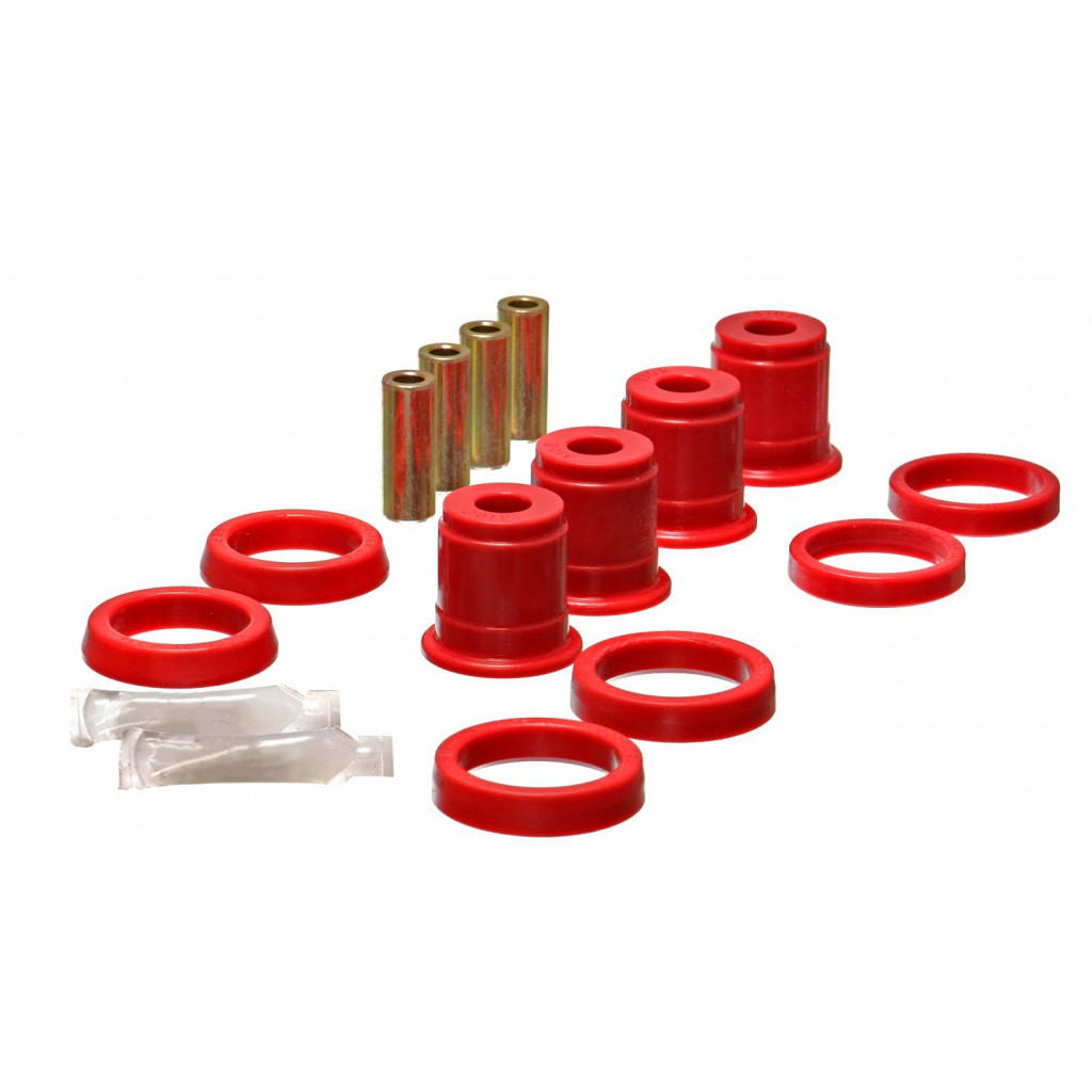 Energy Suspension For Jeep Cherokee 1984-1990 Control Arm Bushings Upper Red | Half Set (TLX-eng2.3105R-CL360A71)