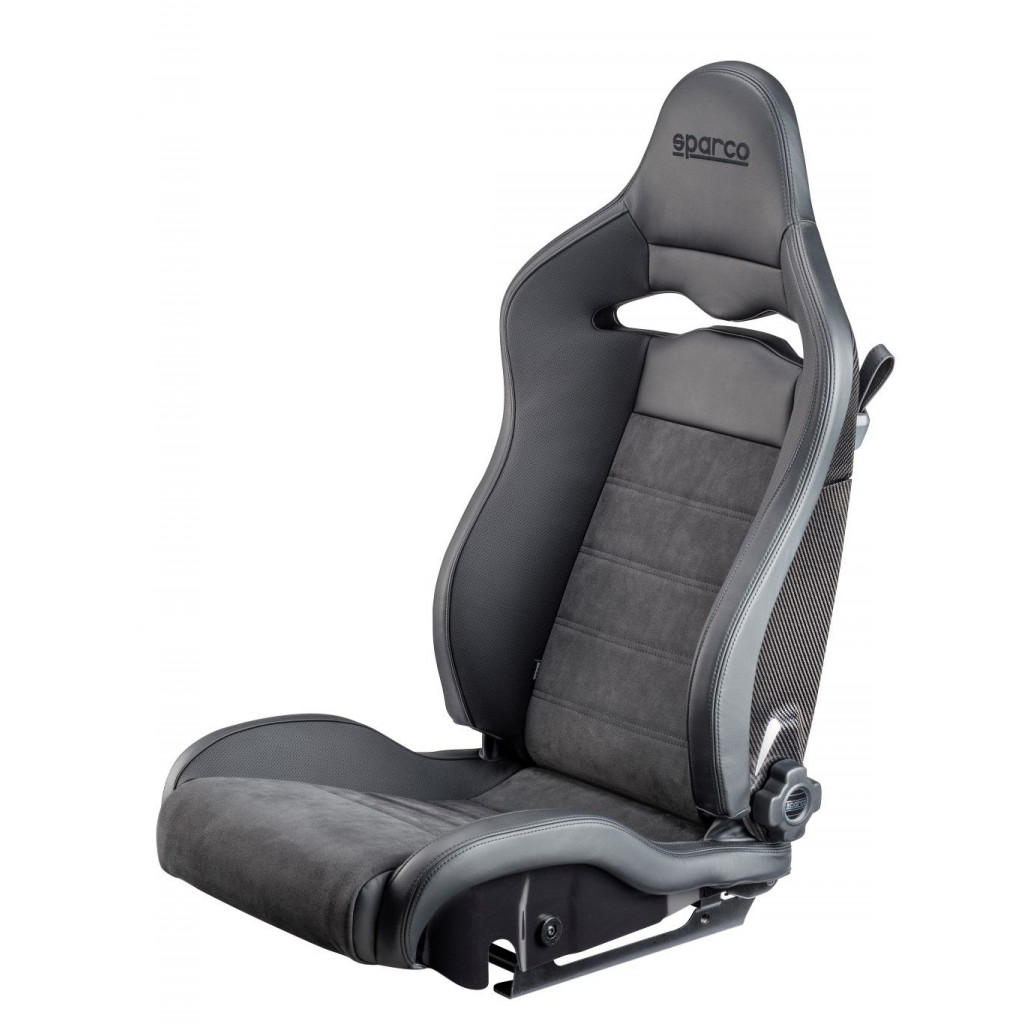 Sparco Seat SPX Leather/Alcantara Black Left | (TLX-spa00974ZNRSX-CL360A70)