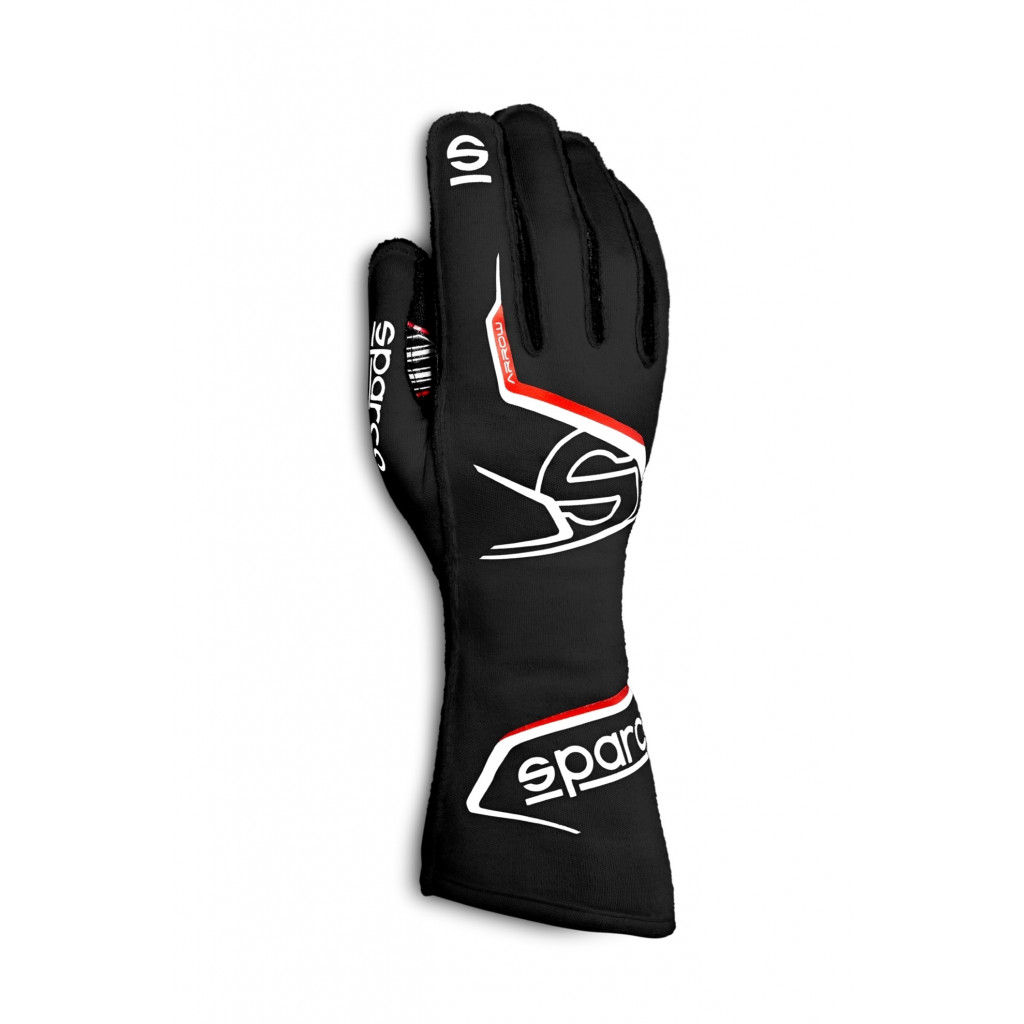 Sparco Glove Arrow | 07 | Black/Red | (TLX-spa00131407NRRS-CL360A70)