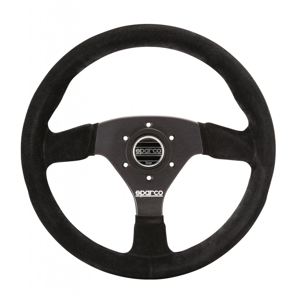 Sparco Steering Wheel 383 Suede Black | (TLX-spa015R383PSN-CL360A70)