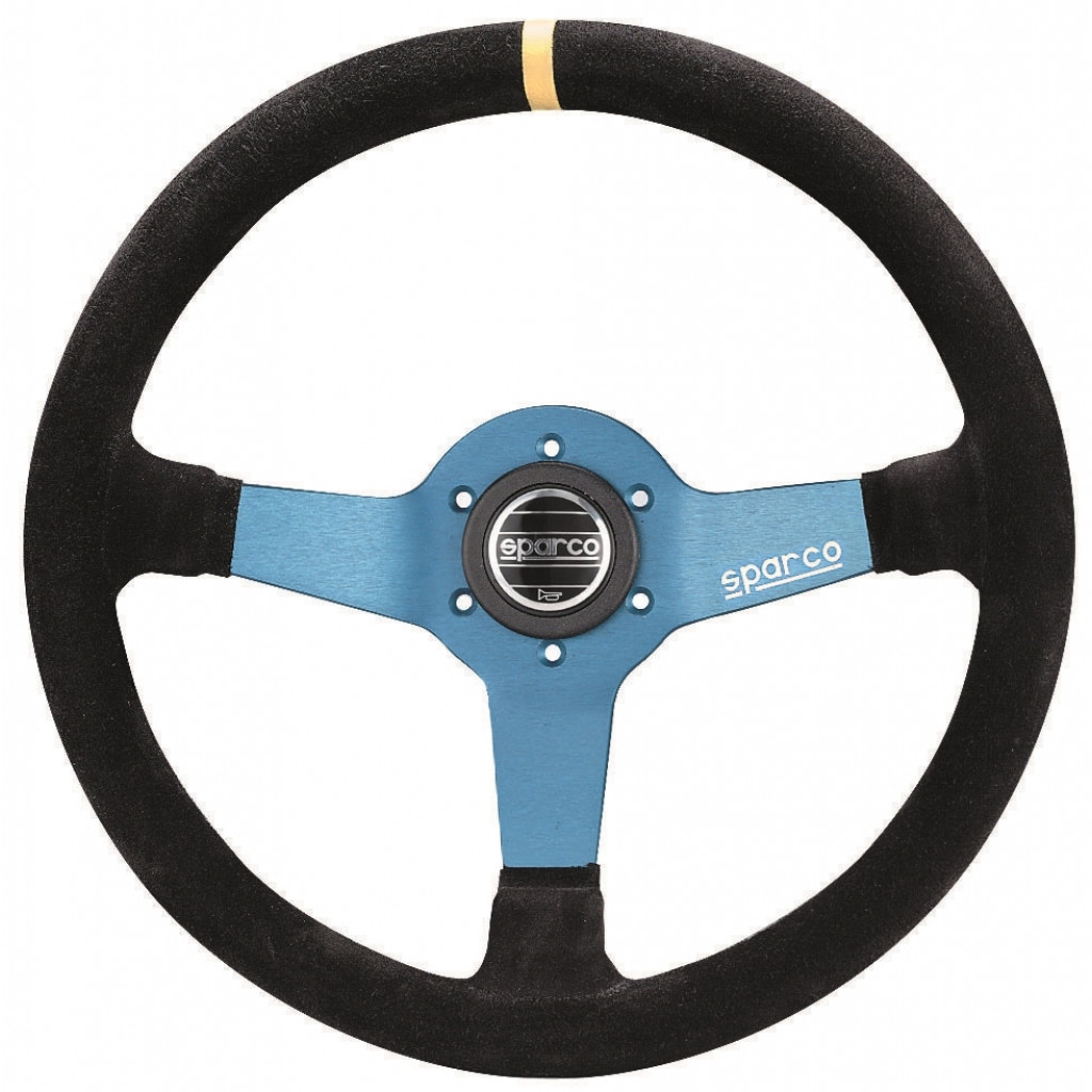 Sparco Steering Wheel Monza L550 Suede Black | (TLX-spa015TMZS1-CL360A70)