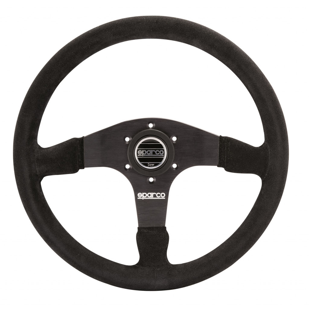 Sparco Steering Wheel 375 Suede Black | (TLX-spa015R375PSN-CL360A70)