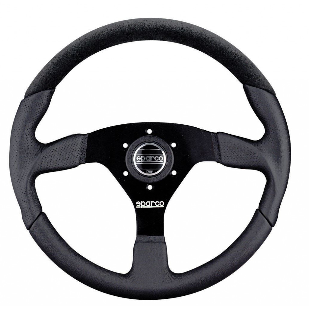 Sparco Steering Wheel L505 Lap 5 Black | (TLX-spa015TL522TUV-CL360A70)