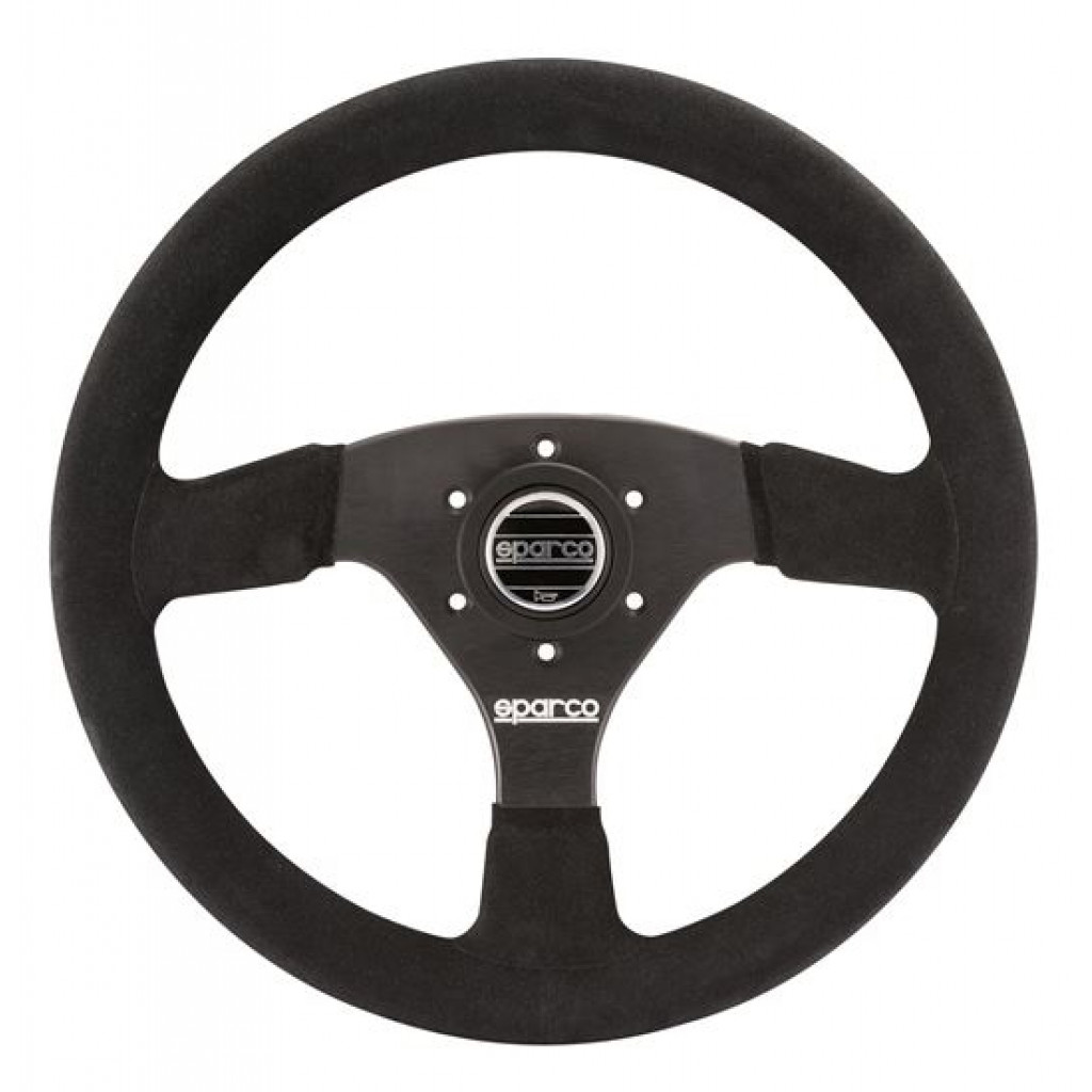 Sparco Steering Wheel 323 Suede Black | (TLX-spa015R323PSNR-CL360A70)