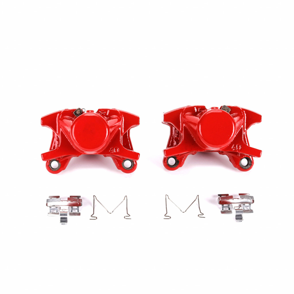 Power Stop 01-05 Lexus IS300 Rear Red Calipers w/o Brackets - Pair (TLX-psbS2838-CL360A70)