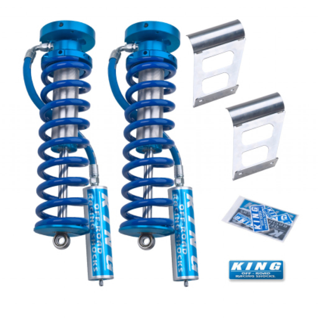 King Shocks Coilover For Ford F-250/F-350 2005-2009 4WD Front 2.5 Dia Remote | Reservoir Conversion (Pair) (TLX-kin25001-146-CL360A70)