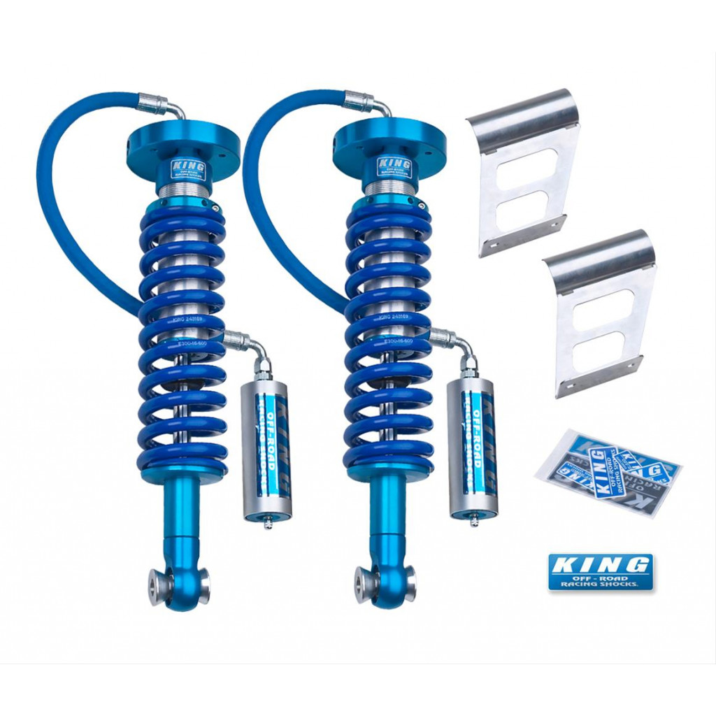 King Shocks Remote Reservoir Coilover For Ford F-150 2009-2013 | Front | 2.5 Dia | 2WD/4WD | Pair (TLX-kin25001-213-CL360A70)