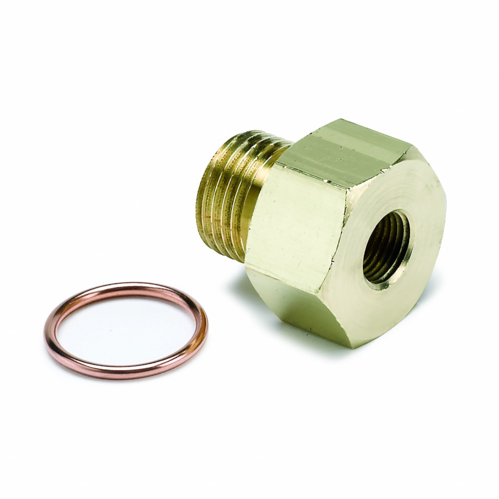 AutoMeter Oil Pressure Adapter Metric 1/8in NPT to M16x1.5 (TLX-atm2268-CL360A70)