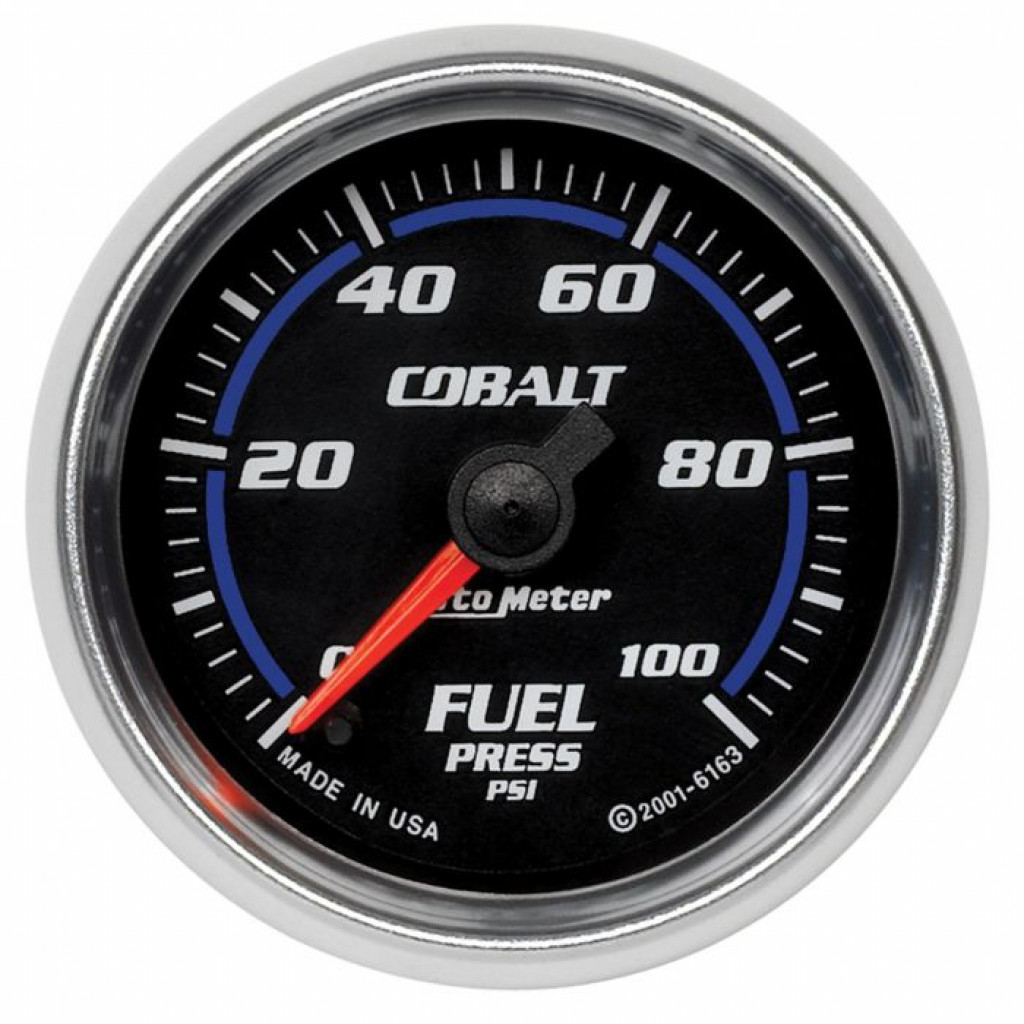 AutoMeter Electronic Fuel Pressure Gauge Cobalt 52mm 100 PSI (TLX-atm6163-CL360A70)