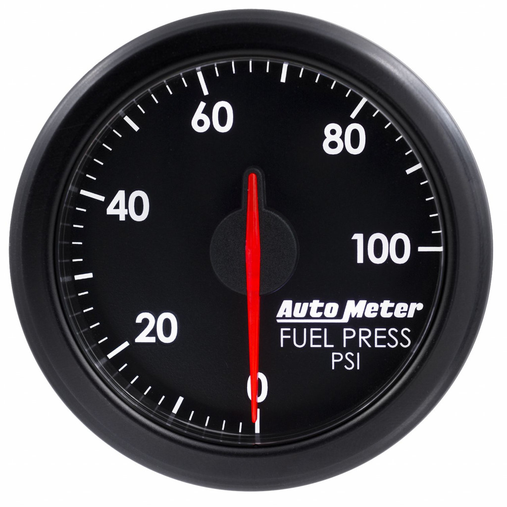 AutoMeter Fuel Pressure Gauge | Airdrive 2-1/6in 0-100 PSI | Black | (TLX-atm9171-T-CL360A70)