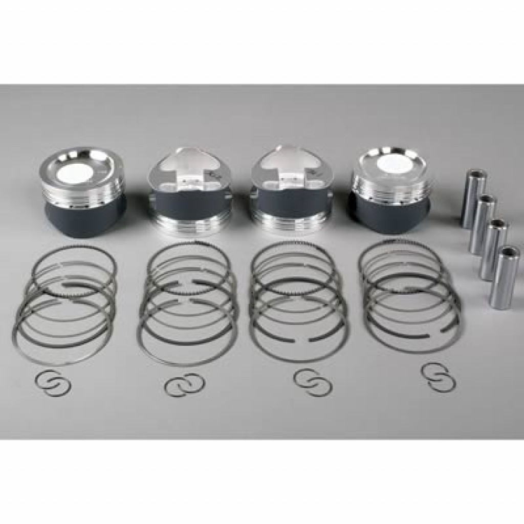 Wiseco Piston Kit For 1995-1998 Nissan 240X 2.4L | 2389CC | DOHC | NA | KA24 Dished 9:1 CR 89.5, Shelf Stock (TLX-wisK586M895-CL360A70)