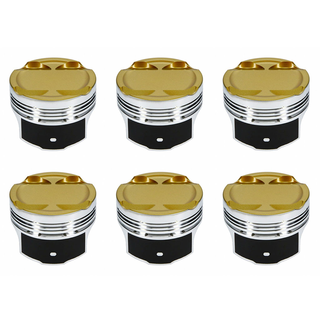 JE Pistons For Toyota Set of 6 | 2JZ-GTE | Ultra Series | 86.5mm Bore | 9.0:1 CR | (TLX-jep361343-CL360A70)