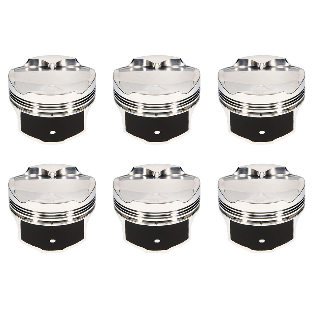 JE Pistons Kit For BMW Set of 6 | S52B32 USA | 9:1 CR | (TLX-jep297170-CL360A70)