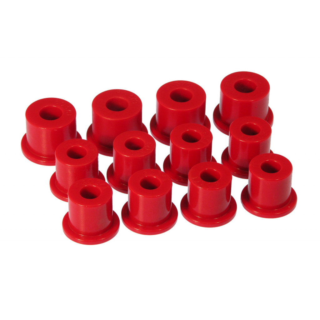 Prothane Spring & Shackle Bushings For Nissan D21 1985 1986 2/4wd - Red | (TLX-pro14-1001-CL360A71)