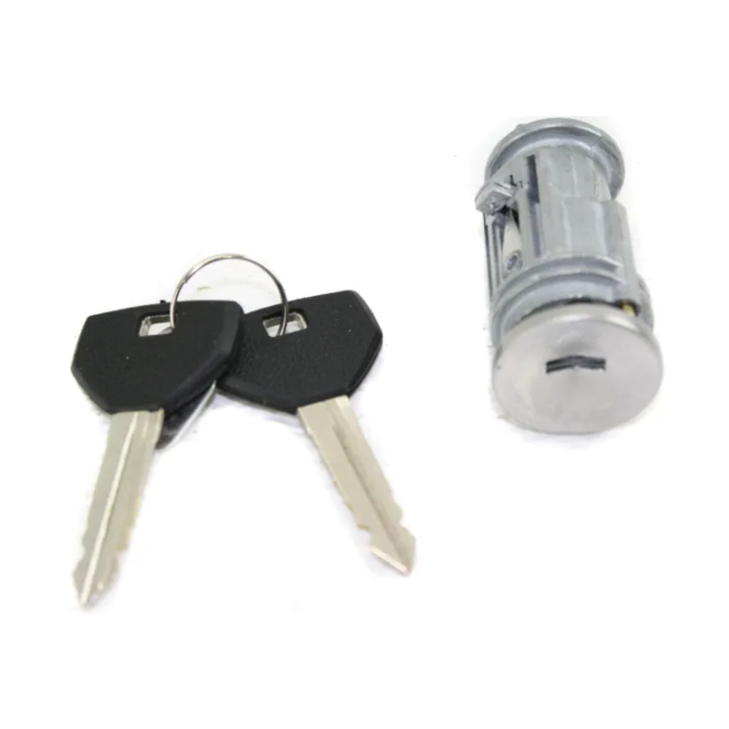 For Jeep Cherokee Ignition Lock Cylinder 1998 99 00 2001 | w/ Keys | Chrome | Operable Key | Ignition Switch (CLX-M0-USA-REPP503901-CL360A79)