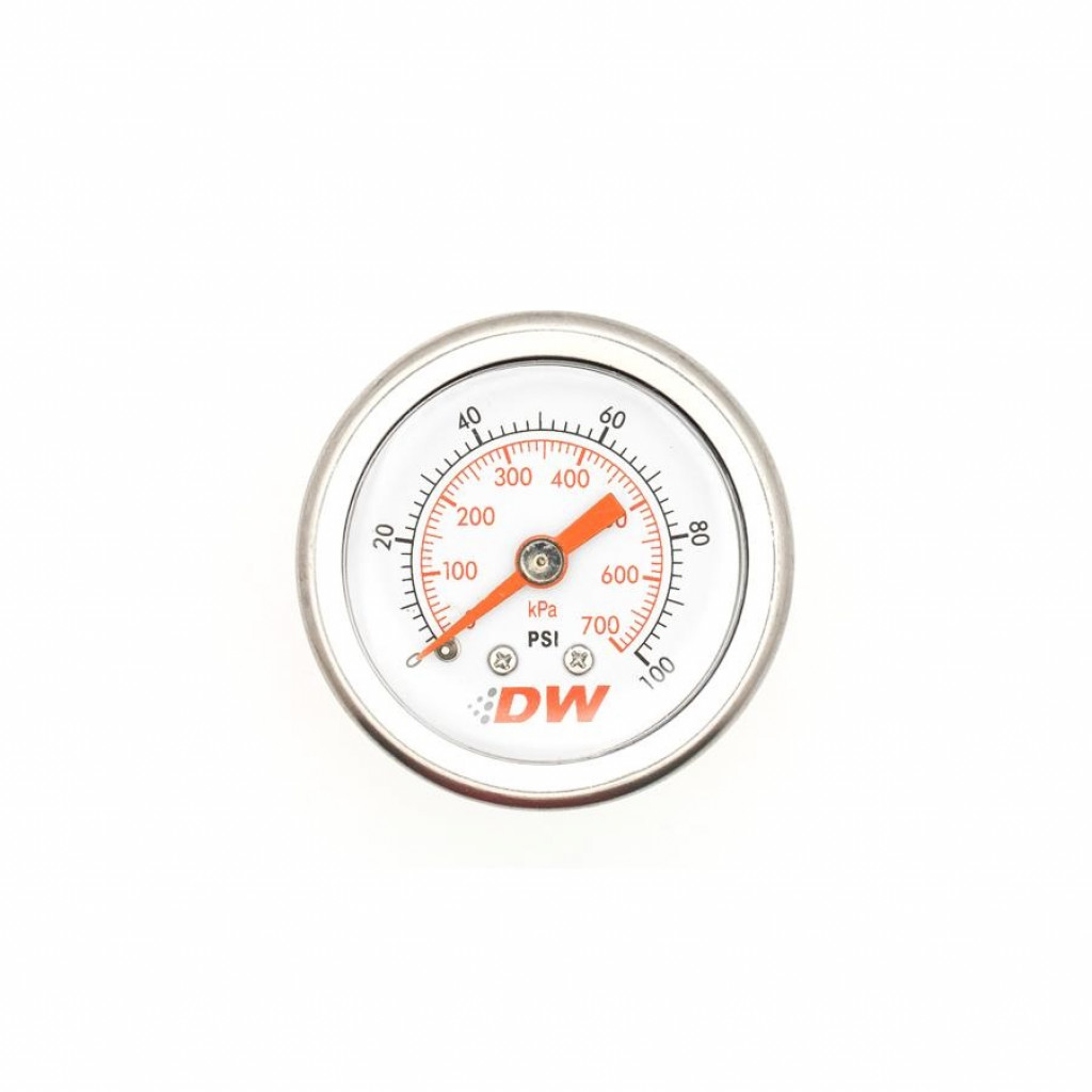 DeatschWerks Mechanical Fuel Pressure Gauge 0-100 PSI 1/8in NPT | (6-01-G)