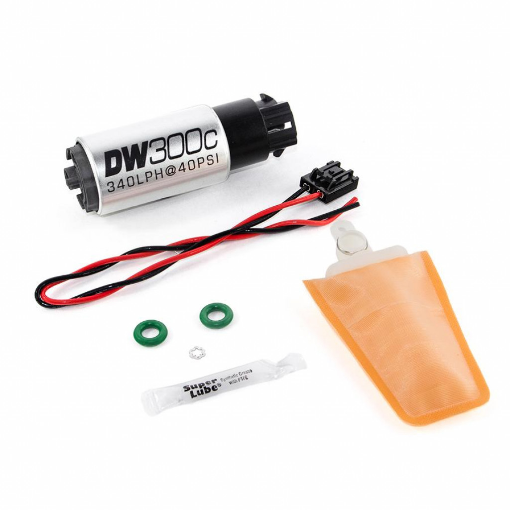 DeatschWerks Fuel Pump For Toyota MR2 2000-2005 340lph DW300C Compact | W/ Set Up Kit (W/ Mounting Clips) (9-309-1006)