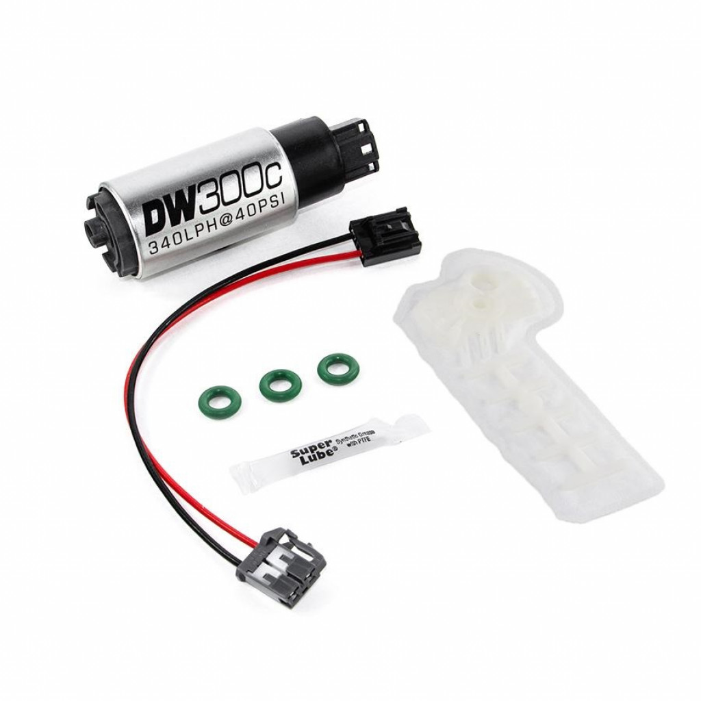 DeatschWerks Fuel Pump For Scion FR-S 2013 14 15 2016 340lph DW300C Compact | W/ Set Up Kit (9-307-1010)