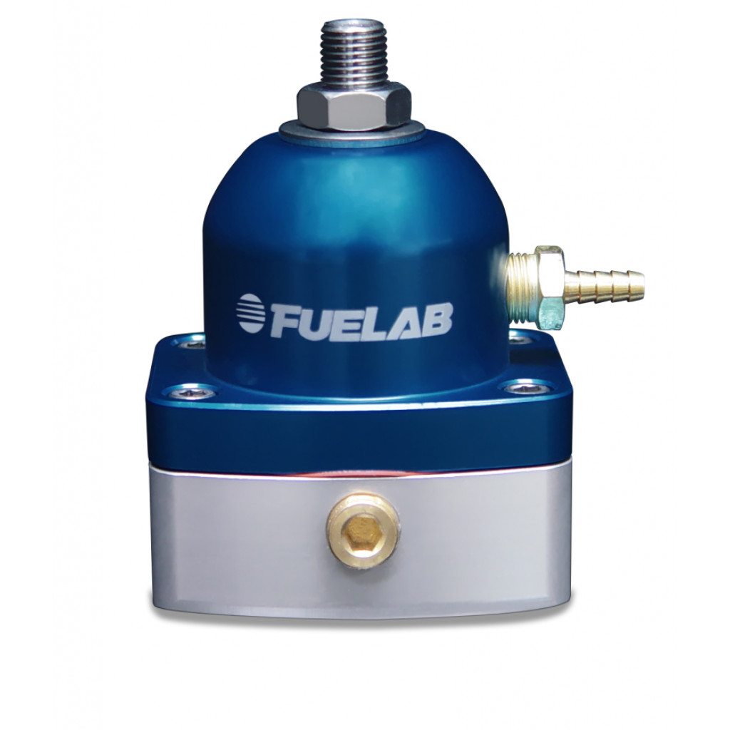 Fuelab Fuel Pressure Regulator 515 EFI Adjustable 25-90 PSI (2) | Blue | -6AN In (1) -6AN Return (51502-3)