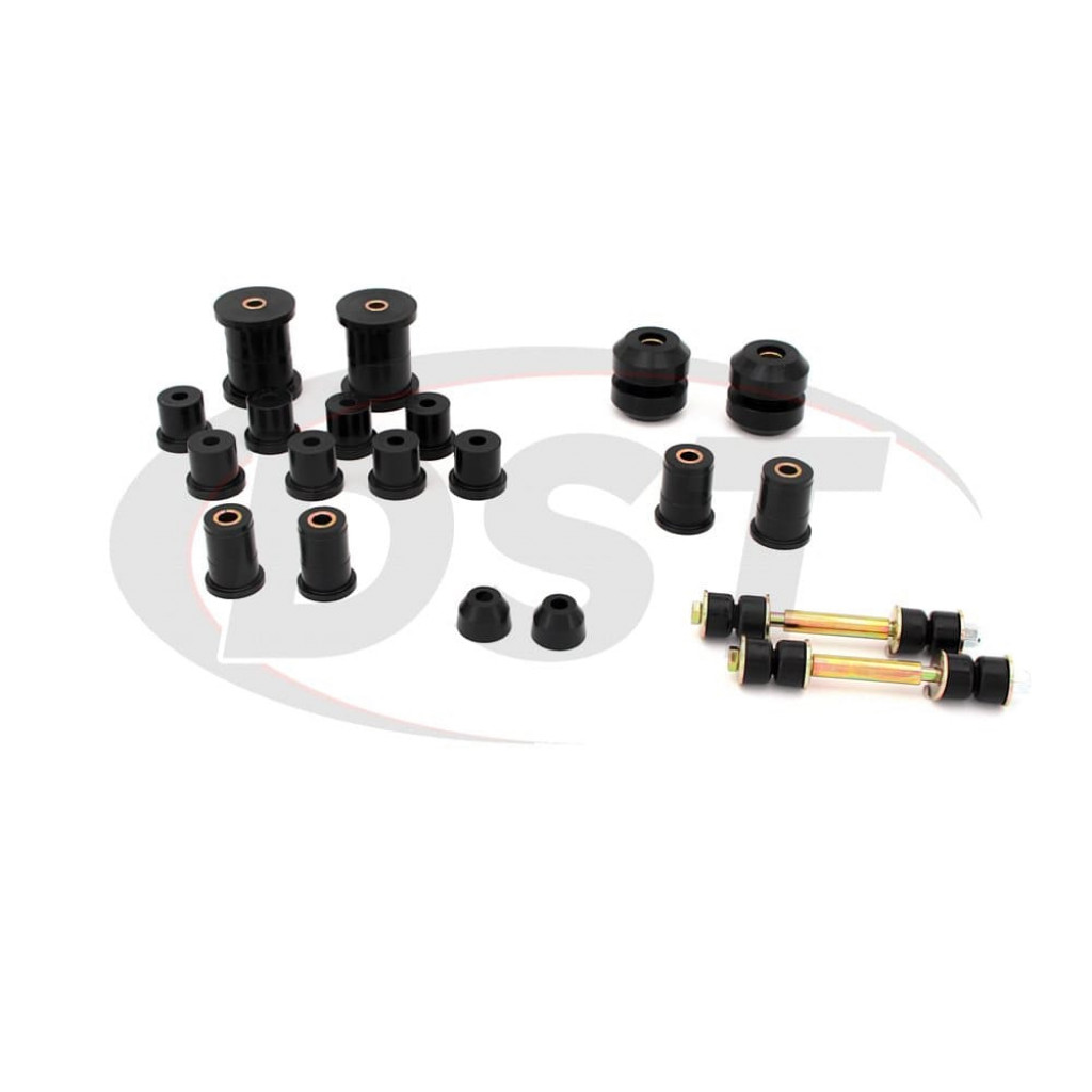 Prothane Total Bushing Kit For Ford Mustang 1967-1973 | Black | (TLX-pro6-2001-BL-CL360A70)