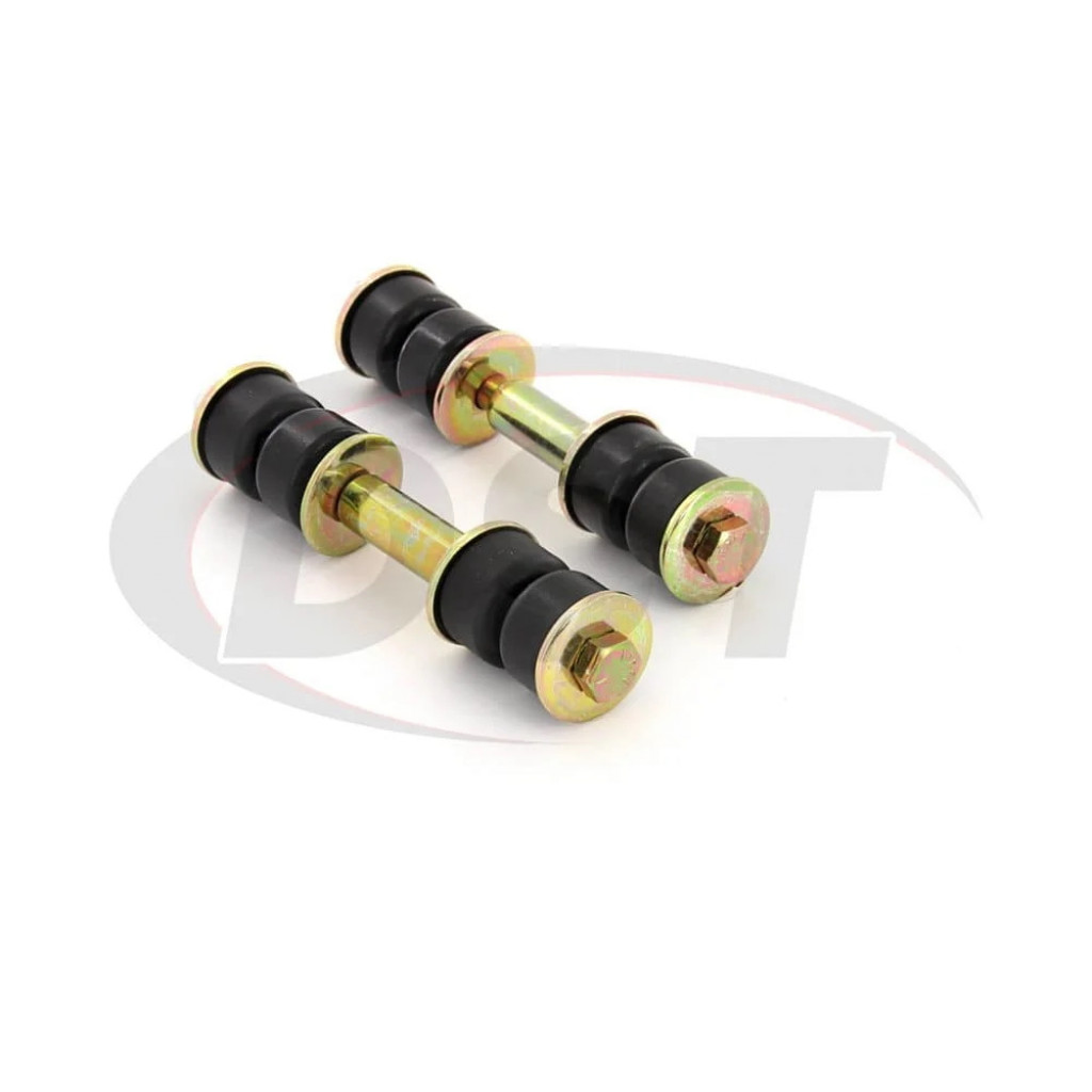 Prothane End Link Set For Chevy Bel Air 1965-1970 | 3 1/4in Mounting Length | Universal | Black (TLX-pro19-405-BL-CL360A70)
