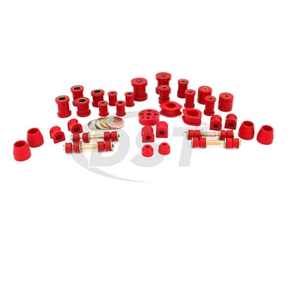 Prothane Total Bushing Kit For Nissan 240Z 1970 1971 1972 1973 - Red | (TLX-pro14-2001-CL360A70)