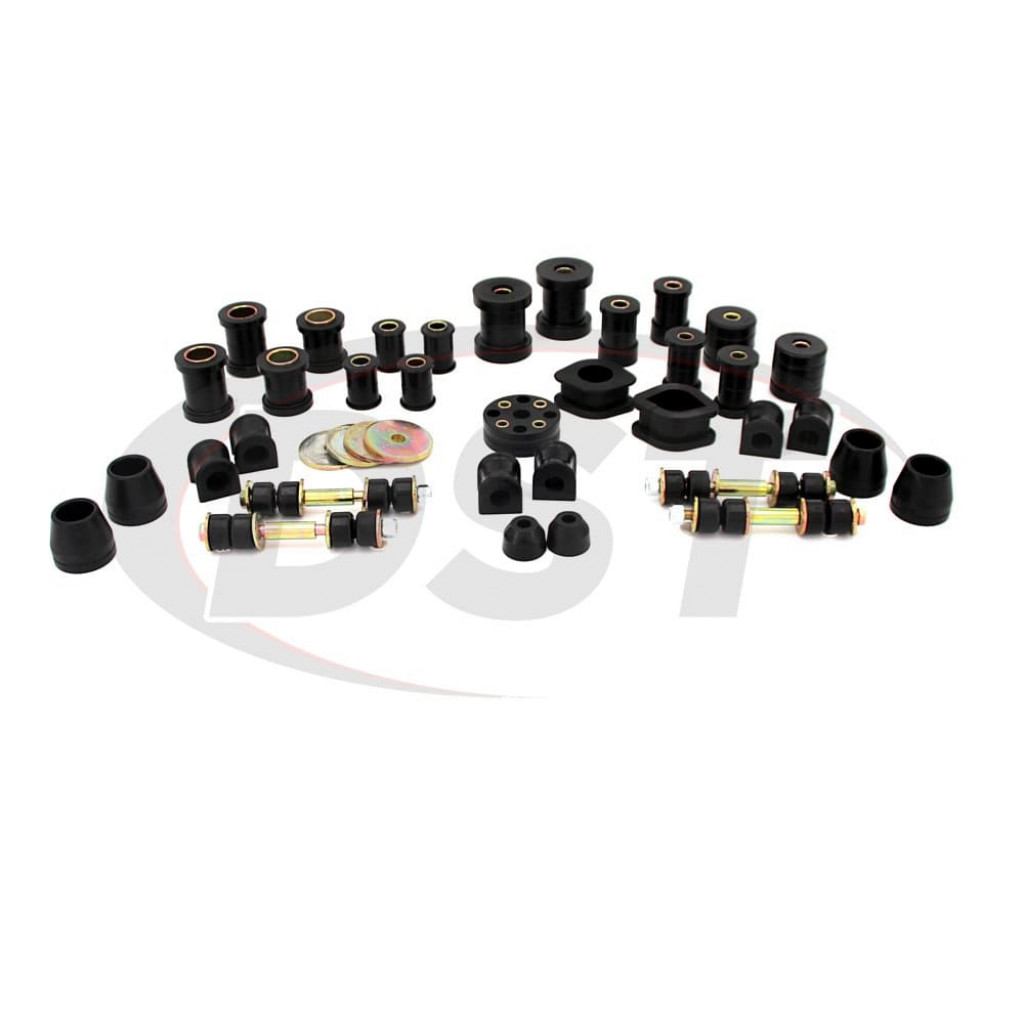 Prothane Total Bushing Kit For Nissan 240Z 1970 1971 1972 1973 - Black | (TLX-pro14-2001-BL-CL360A70)