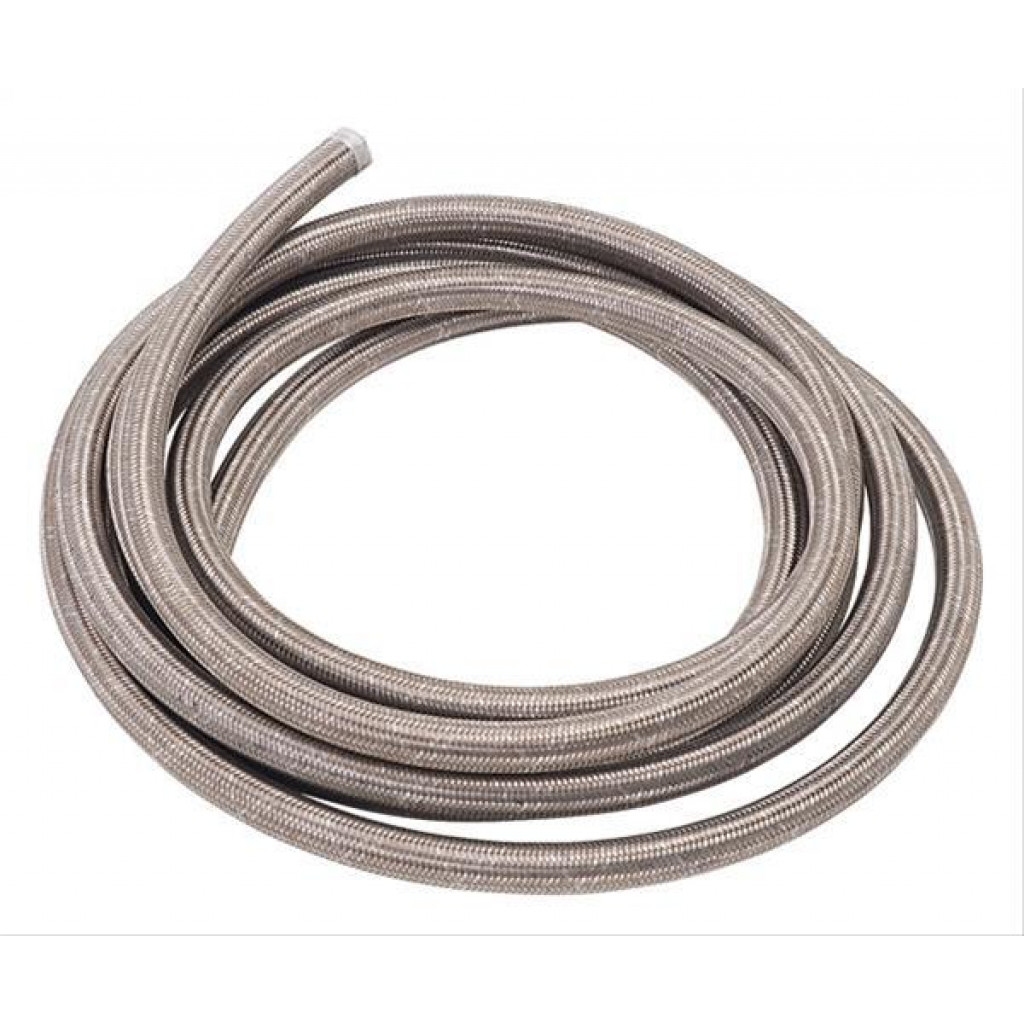 Russell Performance Braided Hose | -6 AN ProFlex Stainless Steel | 20 Foot Roll | Pre-Packaged (TLX-rus632090-CL360A70)