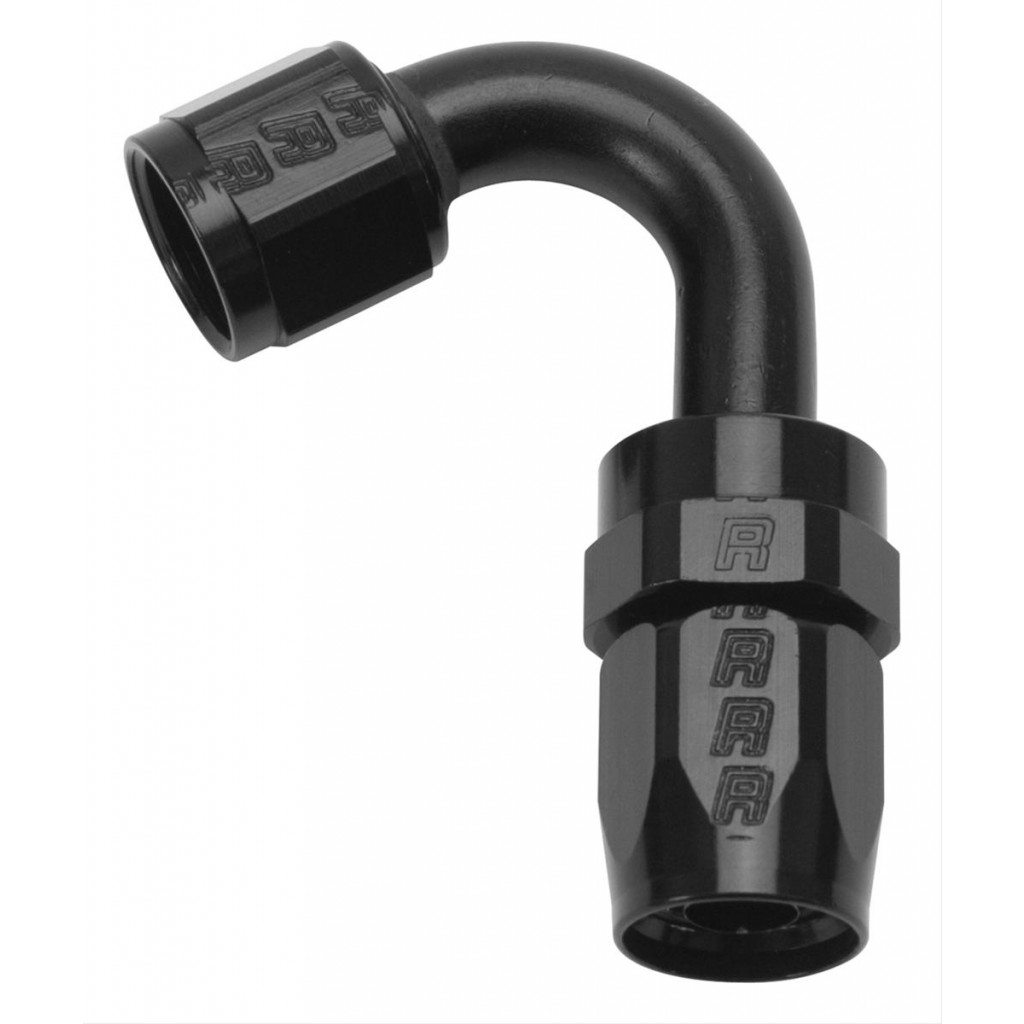 Russell Performance Full Flow Swivel Hose End -8 AN | Black | 120 Degree | (TLX-rus613415-CL360A70)