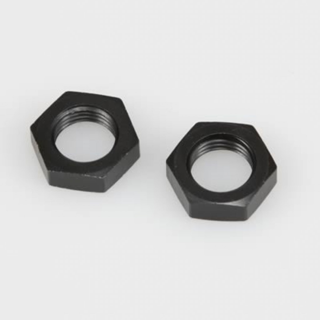 Russell Performance Bulkhead Nuts -6 AN 9/16in -18 Thread Size | Black |  (TLX-rus661893-CL360A70)