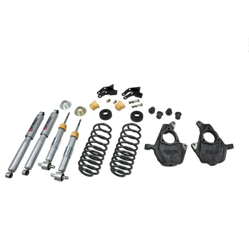 Belltech Lowering Kit For GMC Yukon XL 1500 2007-2014 w/ SP Shock|3-4" Rear Drop | w/ SP Shocks (TLX-bel753SP-CL360A74)