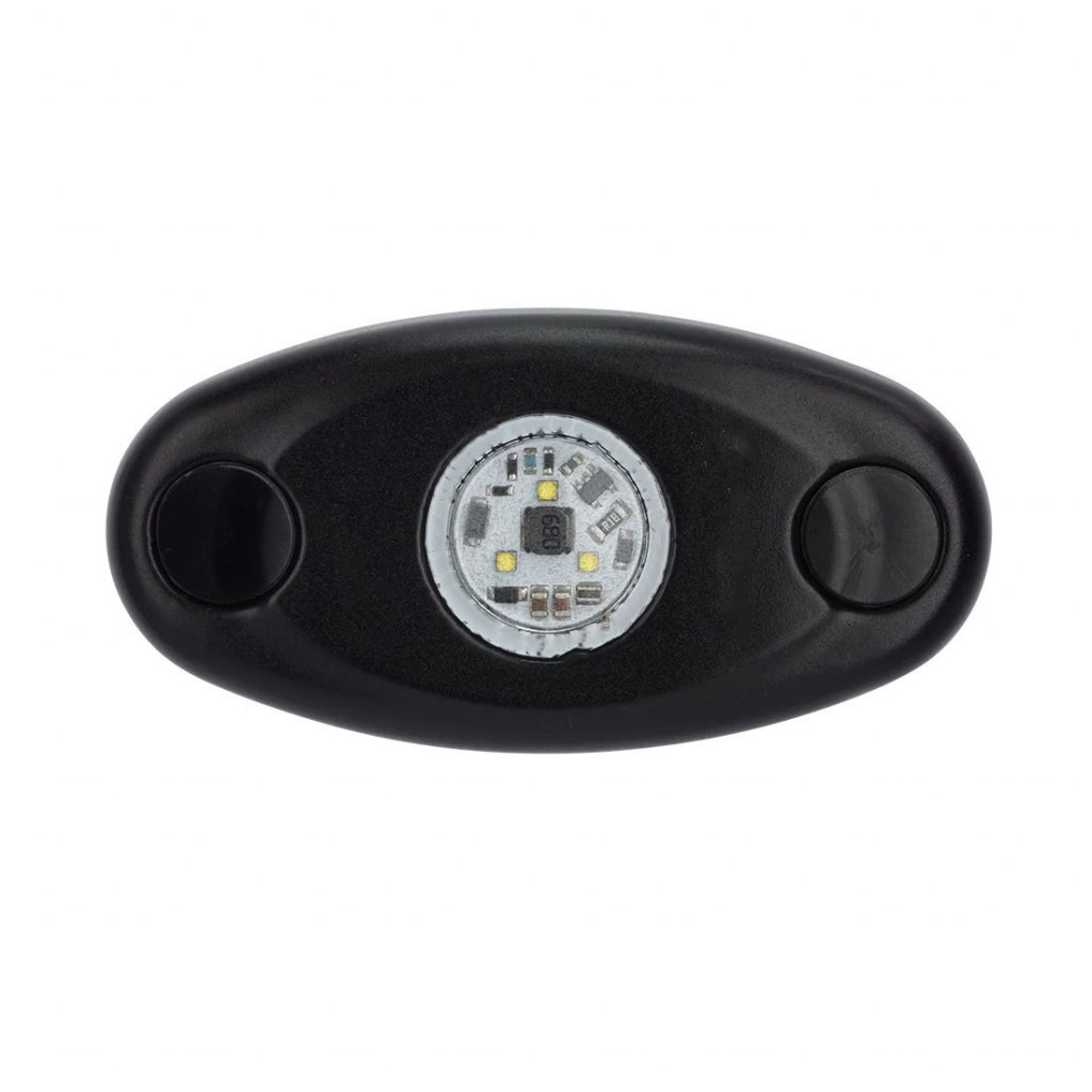 Rigid-Industries Rock Light | A-Series | LED | Black Housing | Low Strength | Natural White