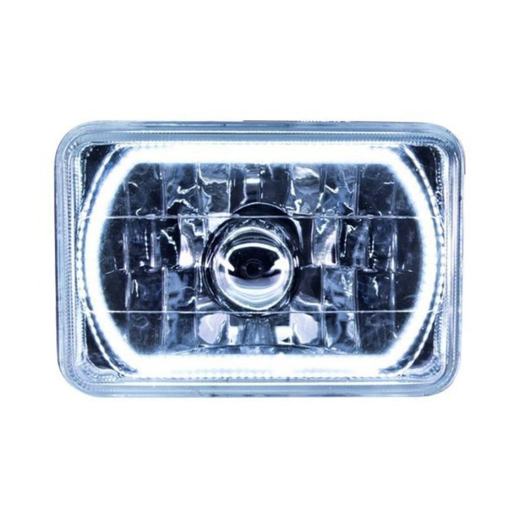 Oracle Headlight For Cadillac Seville 1976-1985 | Pre-Installed Lights | 4 x 6 in. | Sealed Beam | White Halo