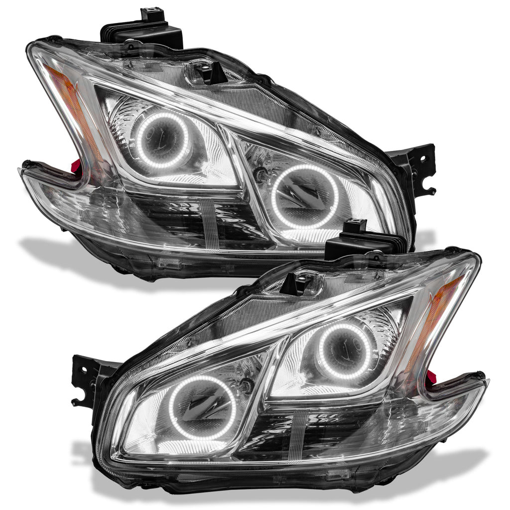 Oracle Headlight For Nissan Maxima 2009-2013 | Surface Mount Device | Chrome | White