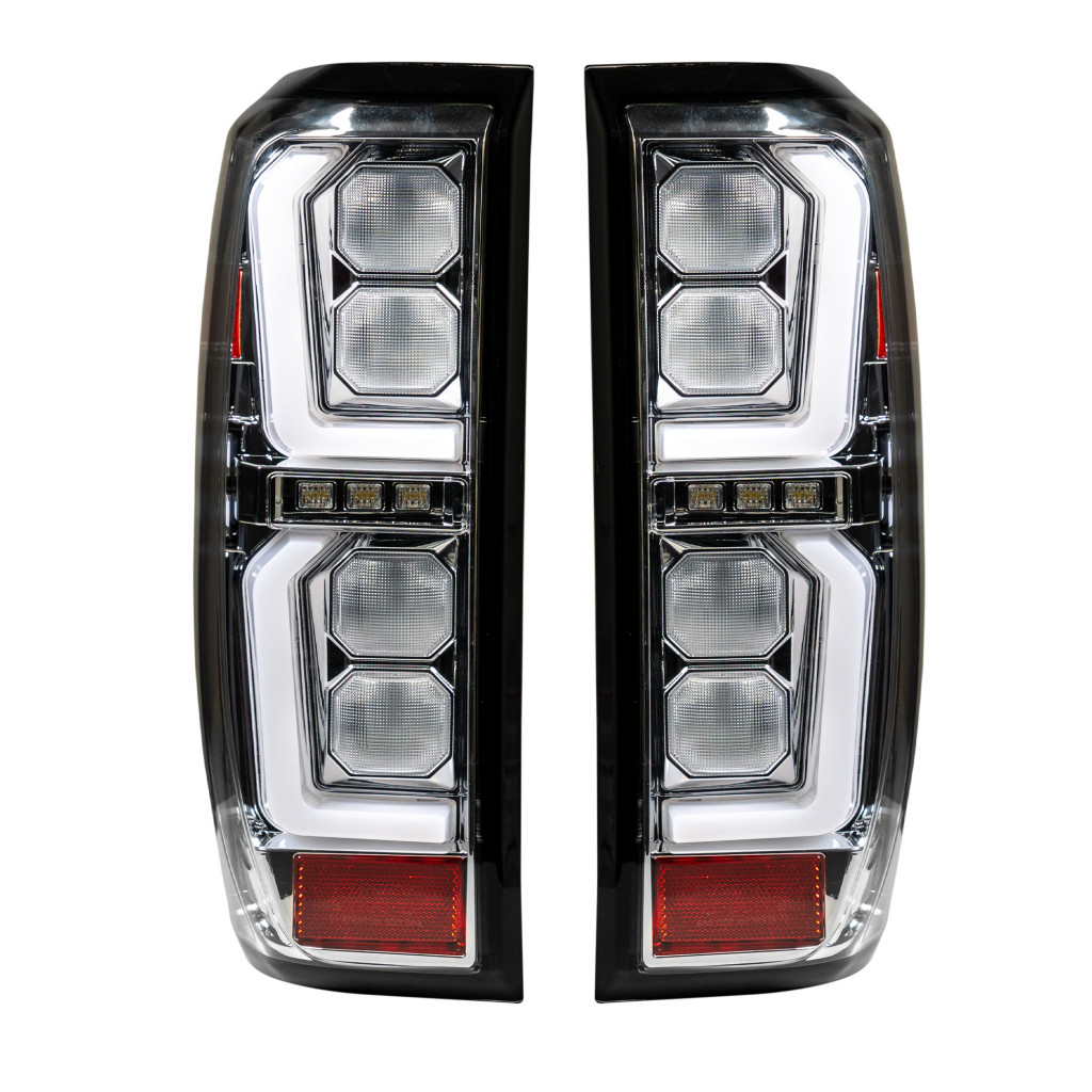 Recon Tail Lights For GMC Sierra 1500 2019 2020 2021 | 4th Gen | Body Style| Replaces LED | OLED | Clear