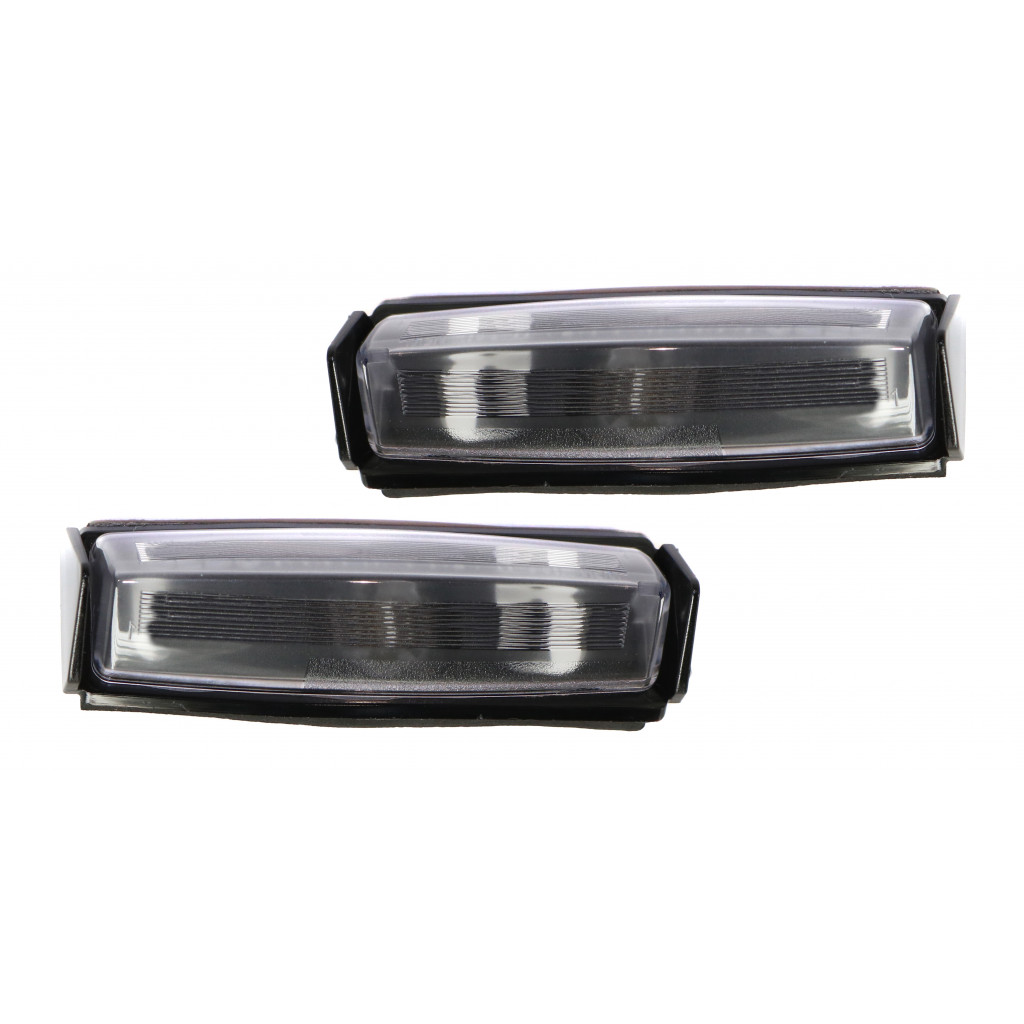 For Toyota Camry License Lamp Assembly 2002-2011 Pair Driver and Passenger Side For TO2870102 | 81270-AA020 (PLX-M0-312-2106N-AS-CL360A50)