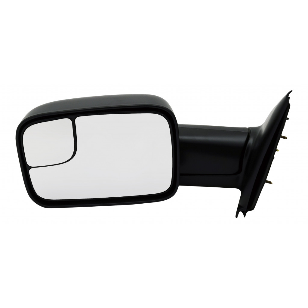 For Dodge Ram 3500 2005 06 07 08 2009 Towing Mirror Driver Side | Manual | Textured | Replacement For CH1320227 | 55077493AN