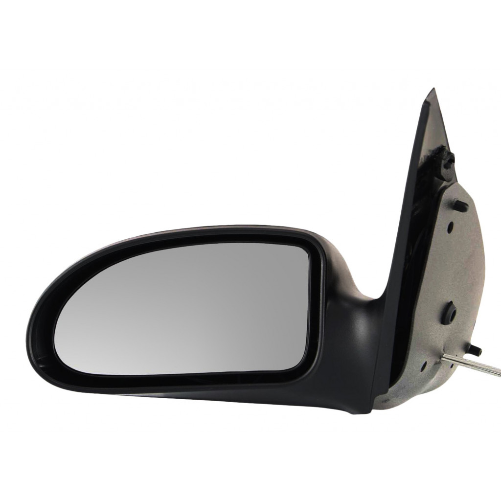 For Ford Focus Door Mirror 2002 03 04 05 06 2007 Driver Side | Manual Remote Glass | Black | Replacement For FO1320239 | 6S4Z 17683 AA