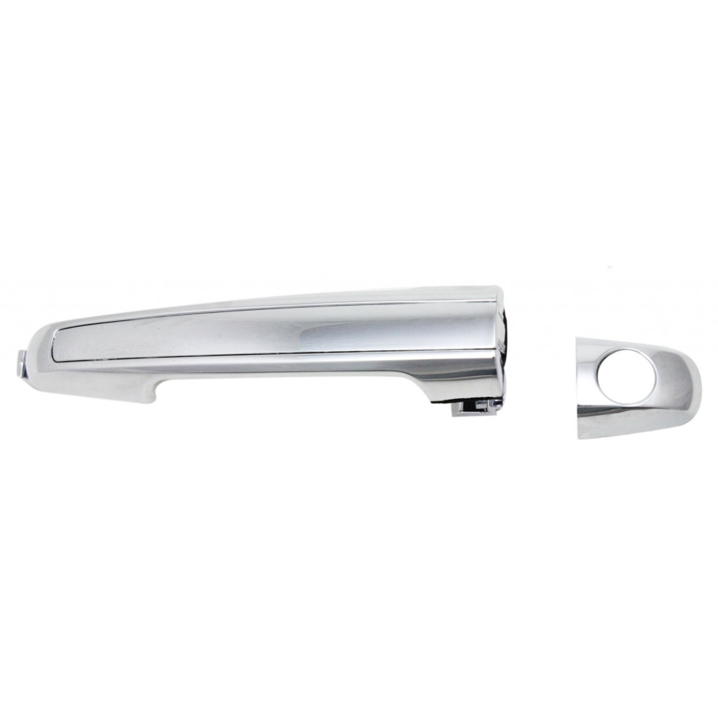 For Hyundai Sonata Exterior Door Handle Front, Driver Side Chrome 2006-2010 | With Key Hole | Trim:All Submodels (CLX-M0-USA-REPHD462178C-CL360A1)