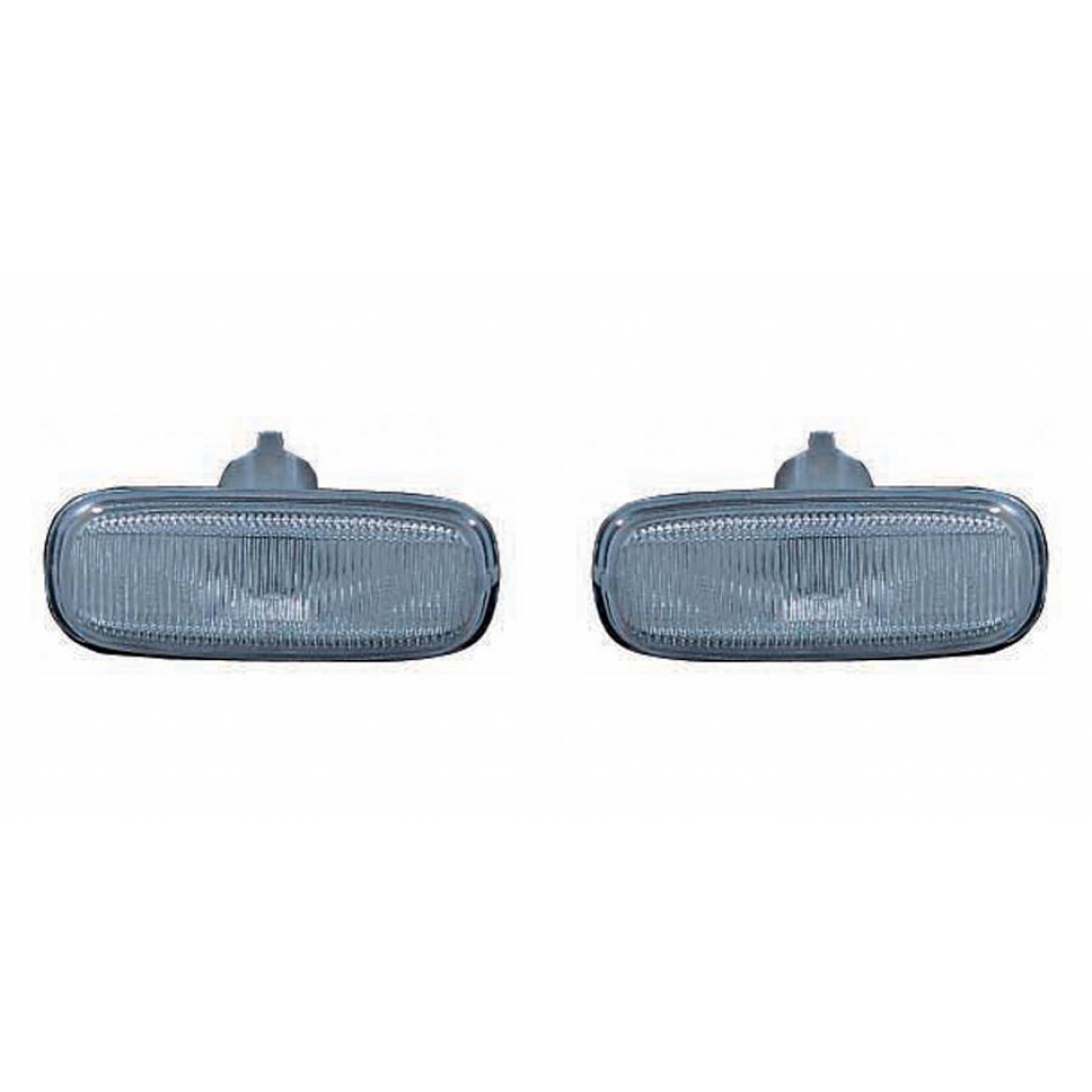 For Audi S4 Side Marker Light Unit 2000 2001 2002 Driver and Passenger Side Pair For AU2570105 (PLX-M1-440-1408N-UE-CL360A1)