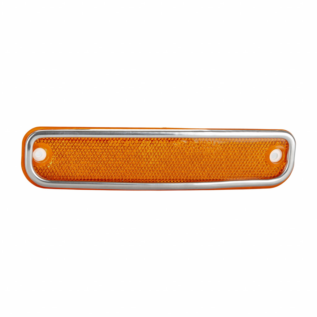 For Chevy C10 Suburban Side Marker Light Assembly 1978 1979 1980 Driver OR Passenger Side | Single Piece | Plastic Amber Halogen DOT Replaces GM2550108 (CLX-M0-18-1198-66-CL360A1)