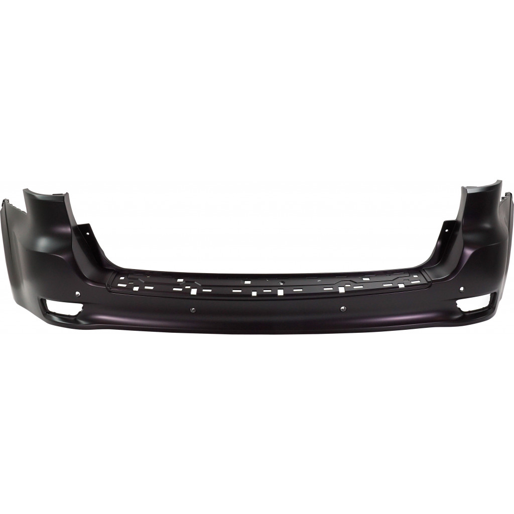 Rear Bumper Cover For Jeep Grand Cherokee 2014-2020 Upper | Primed | w/ Park Assist Sensor Holes | Type 3 | Replacement For CH1100A41 68310063AB (CLX-M0-USA-RJ76010016P-CL360A70)