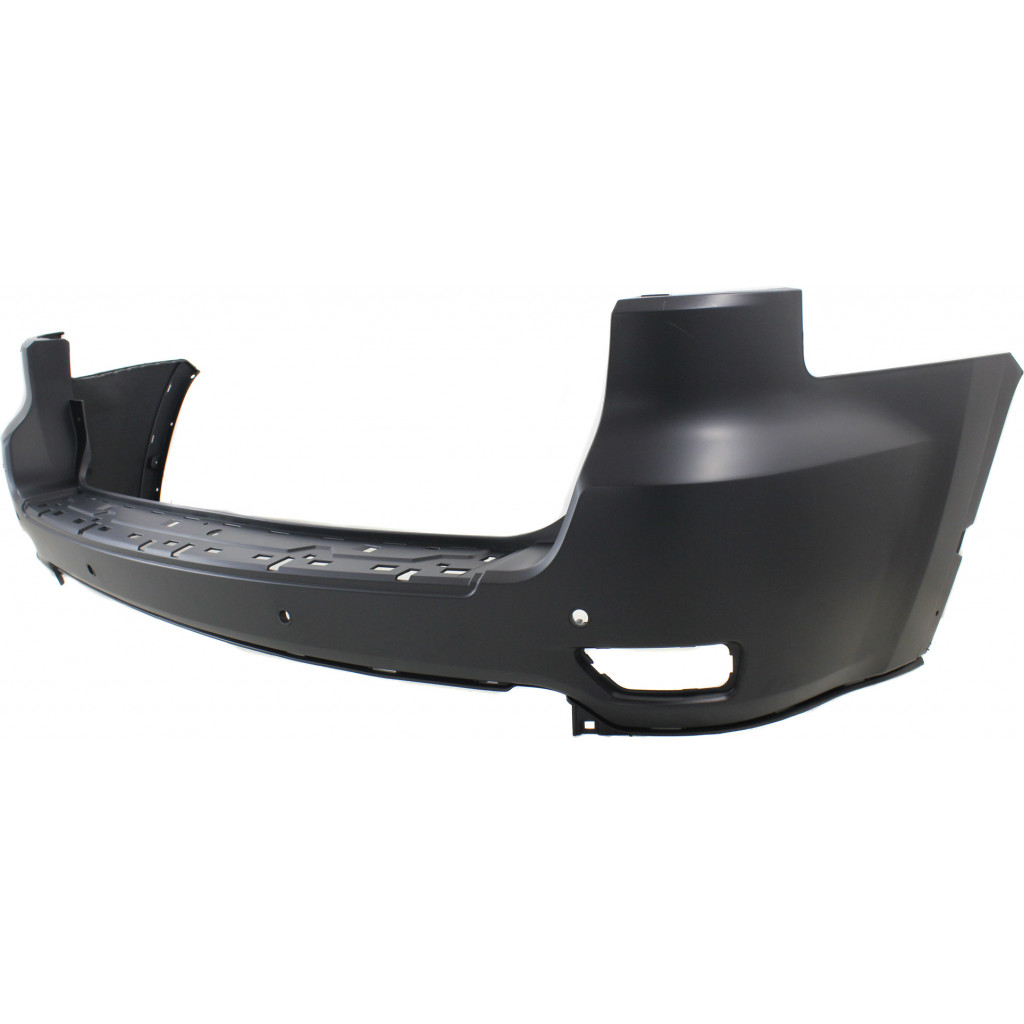 For Jeep Grand Cherokee Bumper Cover 2014 2015 | Rear | Primed | w/ Blind Spot Detection and Parking Aid Sensor Holes CH1100985 | 68214368AB (CLX-M0-USA-REPD760142P-CL360A70)