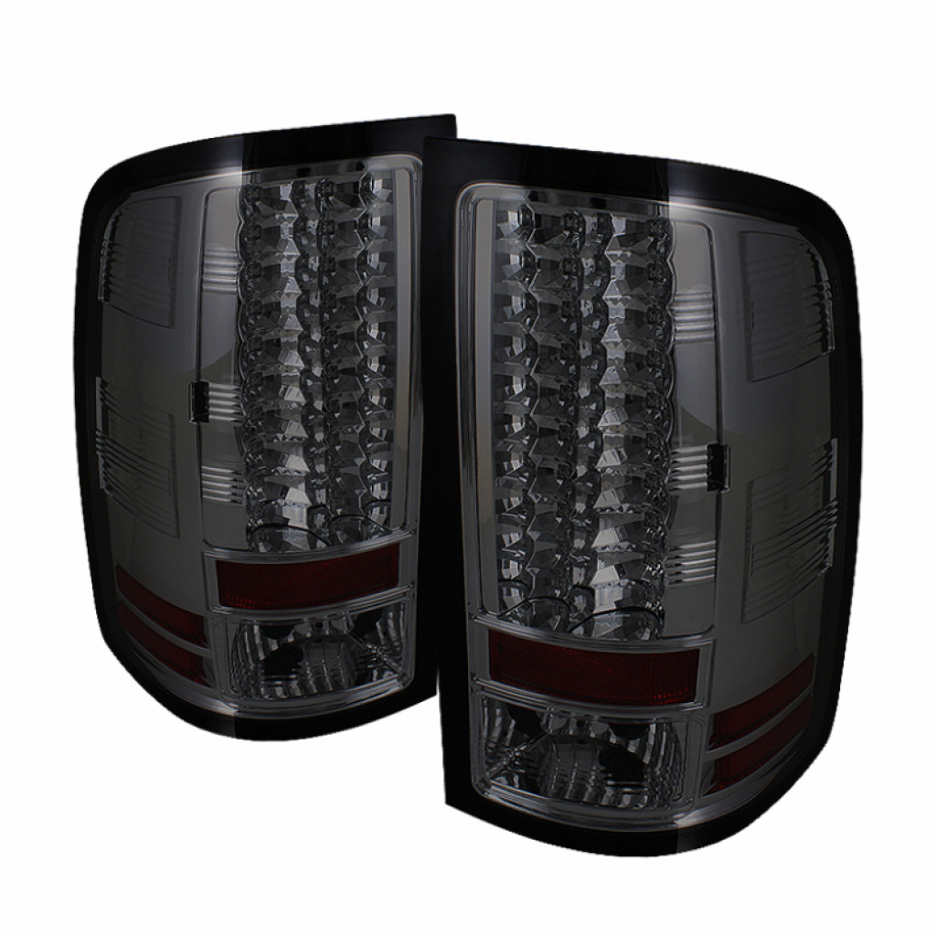 Spyder For GMC Sierra 2500/3500 HD 2007-2014 LED Tail Lights Pair Smoke | 5014962